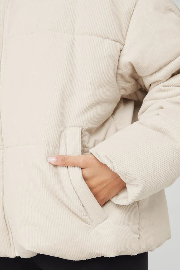 Alo Corduroy Stage Puffer - Bone 6