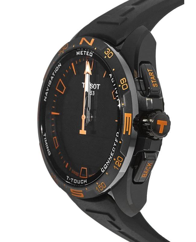 Tissot Tissot T-Touch Connect Solar Black Dial Rubber Strap Men's Watch T121.420.47.051.04 2