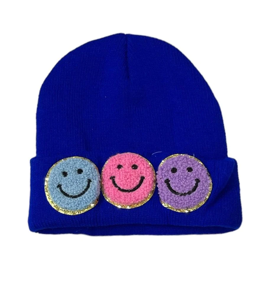 Lola + The Boys Happy  Emoji Beanie 9