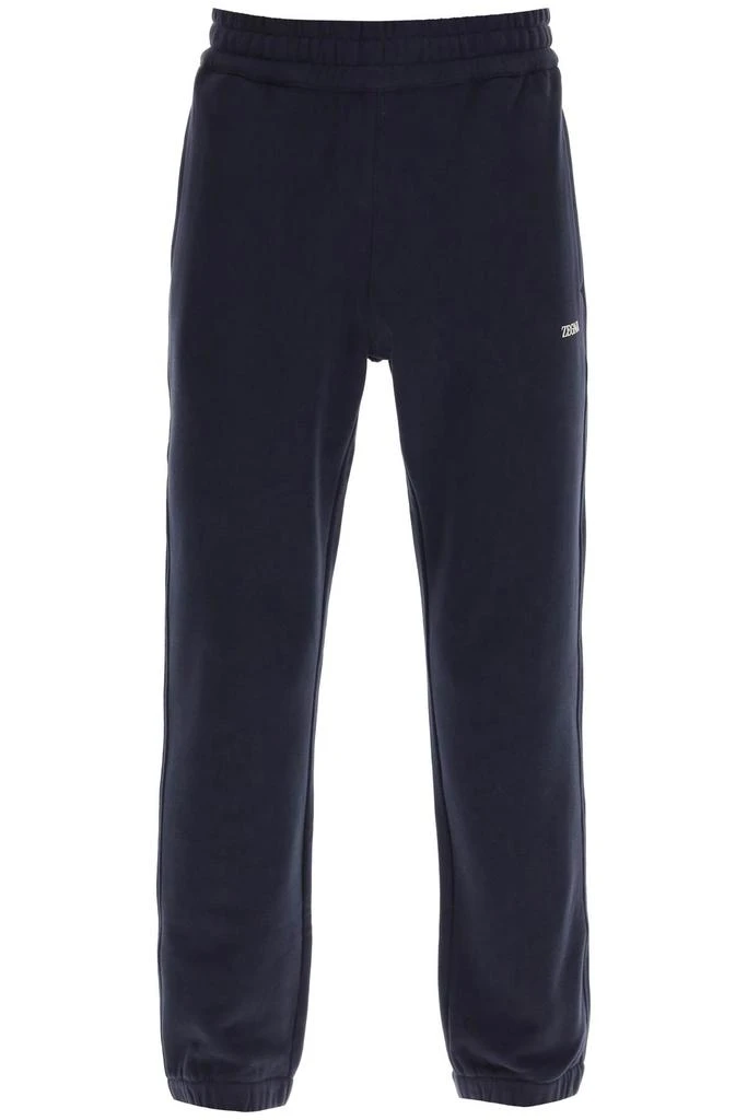 ZEGNA joggers with rubberized logo 1