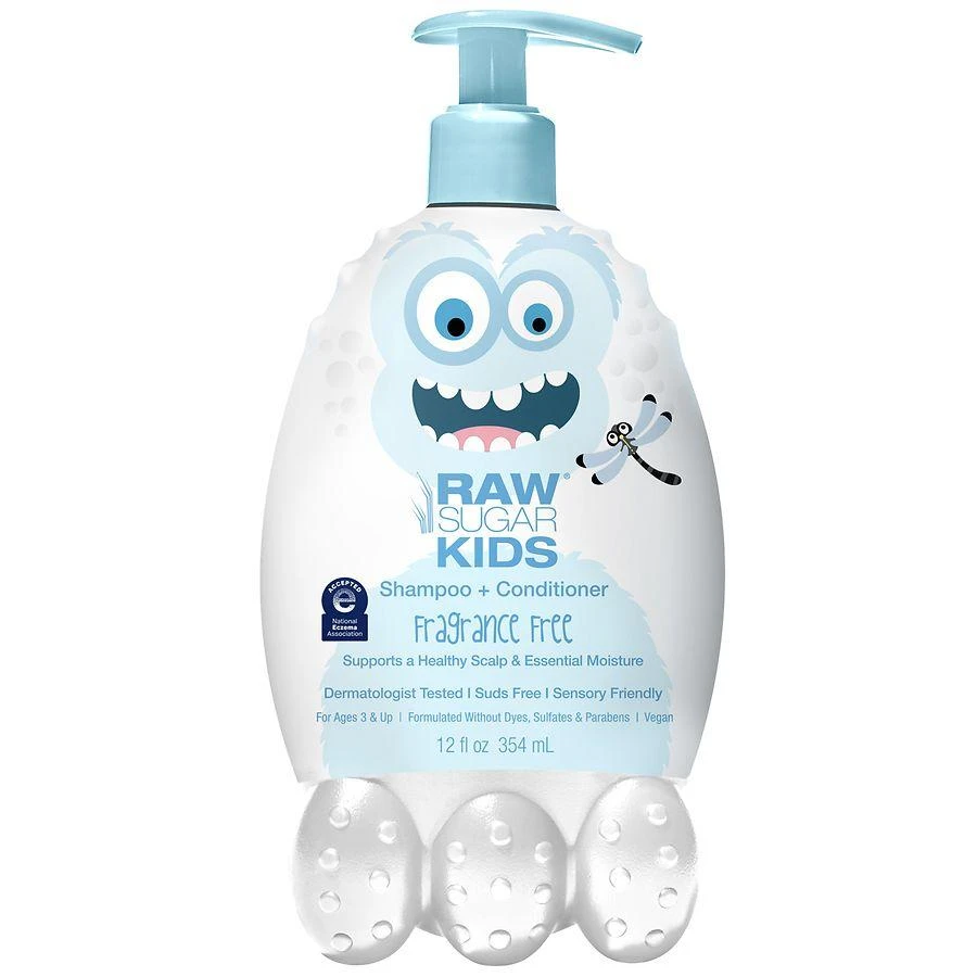 Raw Sugar Kids Sensitive Shampoo + Conditioner 1