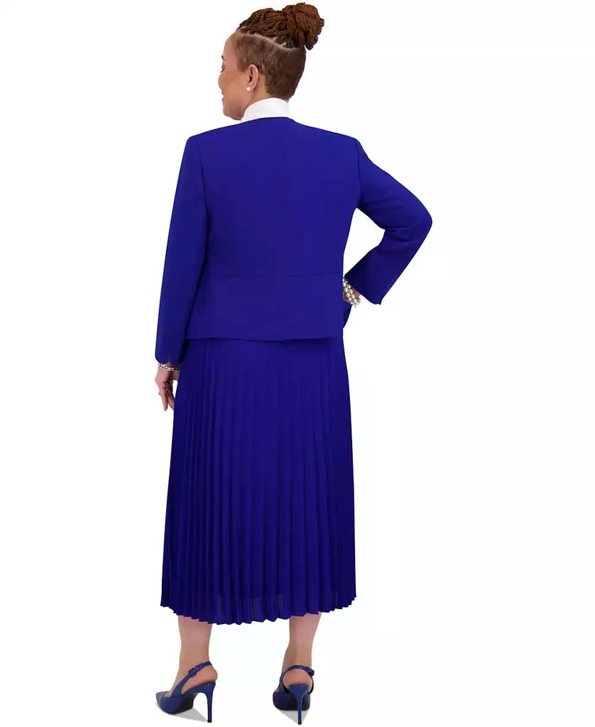 Kasper Women's Pleated Midi Skirt, Regular & Plus Sizes 3