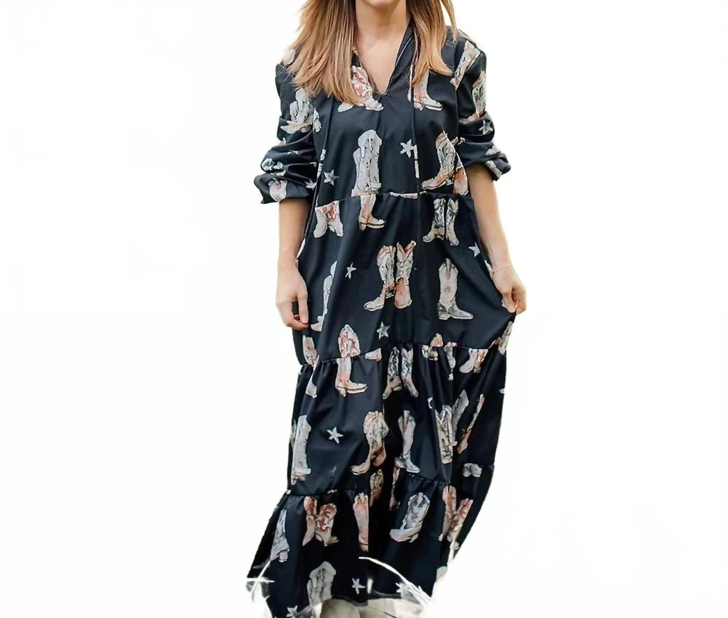 Thunderbird Boots Maxi Dress In Black On Sale Now with Up to 19% Off | Discover Exclusive Deals & Savings at BeyondStyle Authentic Ida Mae Home women|clothing|dresses with Limited-Time Discounts, Thunderbird Boots Maxi Dress In Black On Sale Now with Up to 19% Off | Discover Exclusive Deals & Savings at BeyondStyle Authentic Ida Mae Home women|clothing|dresses with Limited-Time Discounts,