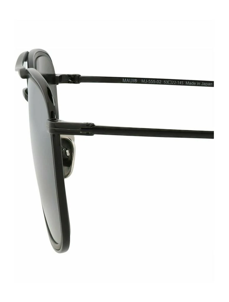 Maui Jim Aviator-Frame Titanium Nylon Sunglasses 4