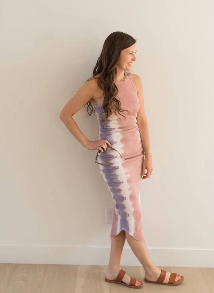 Project Social T Project Social T - Tango Ruched Side Dyed Dress 3