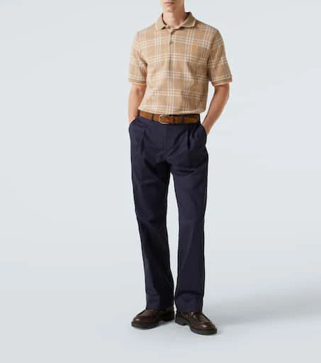 Burberry Checked cotton polo shirt 2