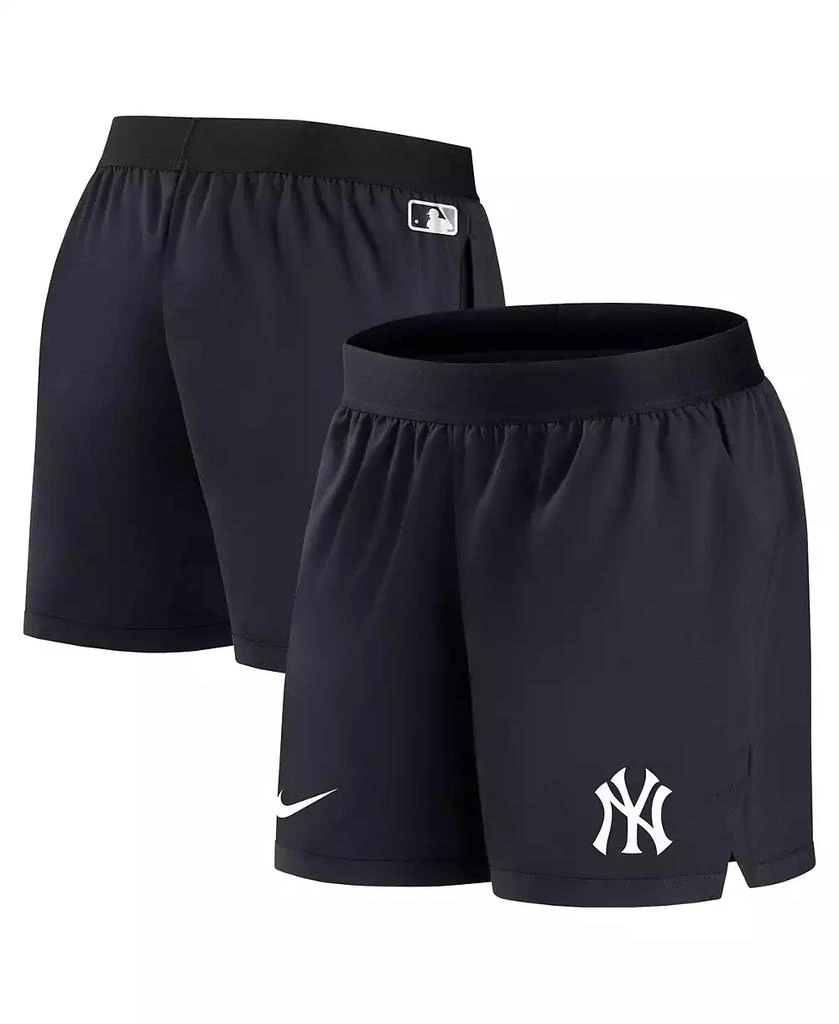 NIKE Women's Navy New York Yankees Authentic Collection Team Performance Shorts 1