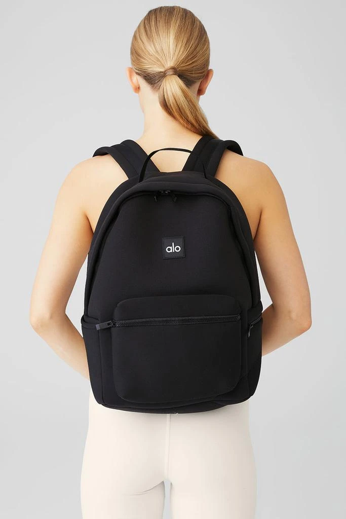 Alo Stow Backpack - Black/Silver 4