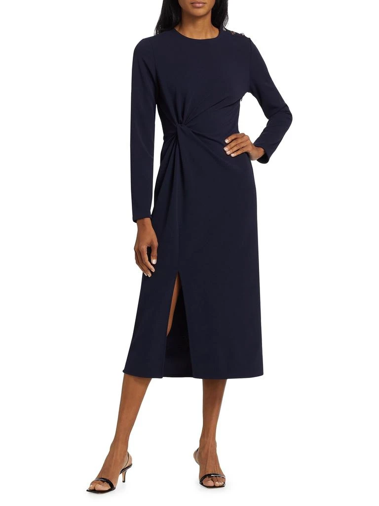 Tanya Taylor Robinette Scuba Crepe Midi-Dress 1
