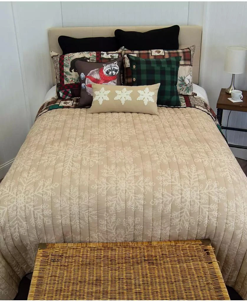 Donna Sharp Woodland Holiday 3 Piece Reversible Quilt Set 5