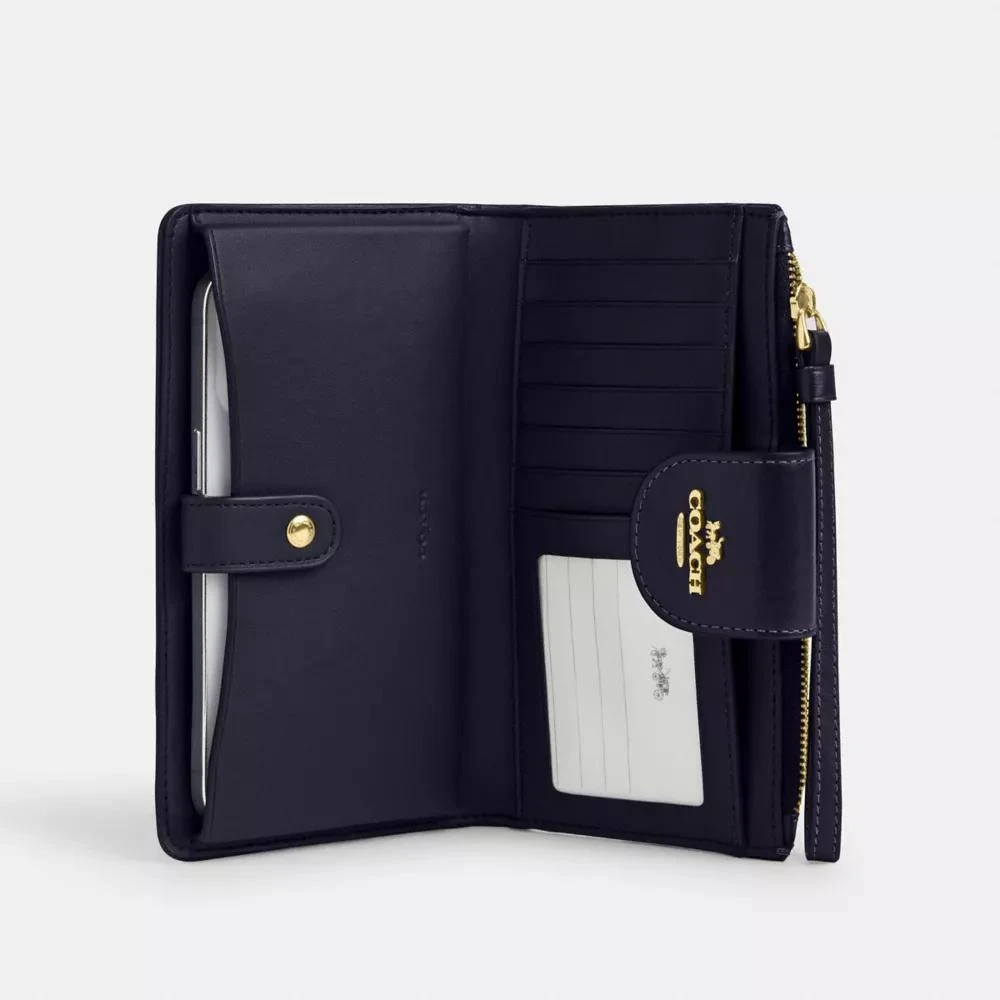 Coach Phone Wallet In Signature Jacquard 2