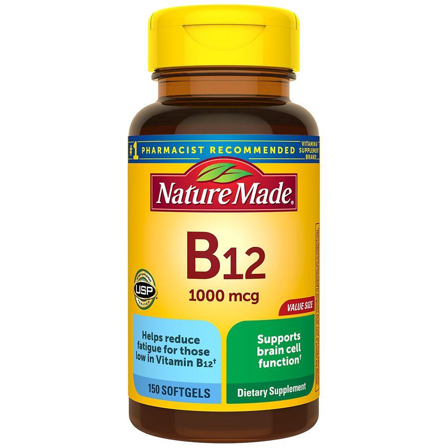 Nature Made Vitamin B12 1000 mcg Softgels 150