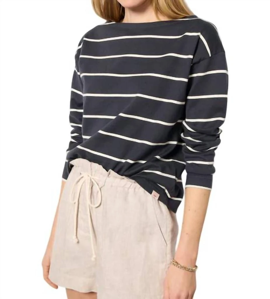 Faherty Faherty - Sport Jersey Boatneck Top 1
