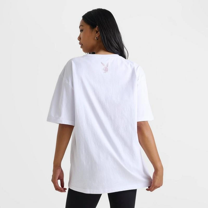Playboy Women's Playboy Butterfly Photo T-Shirt 4