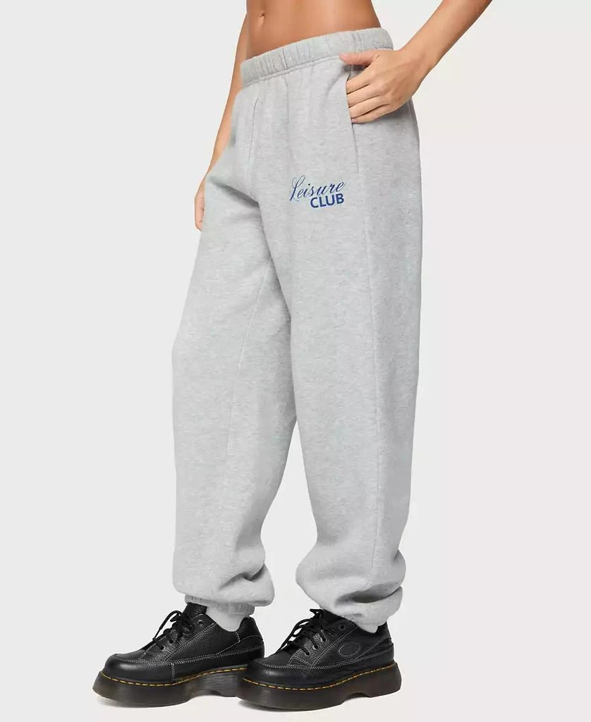 Edikted Women's Leisure Club Sweatpants 4