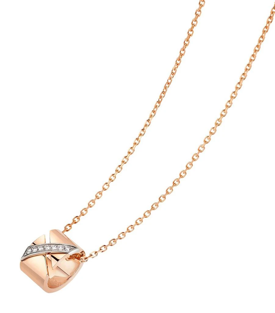 Chaumet Rose Gold and Diamond Liens Pendant Necklace 3