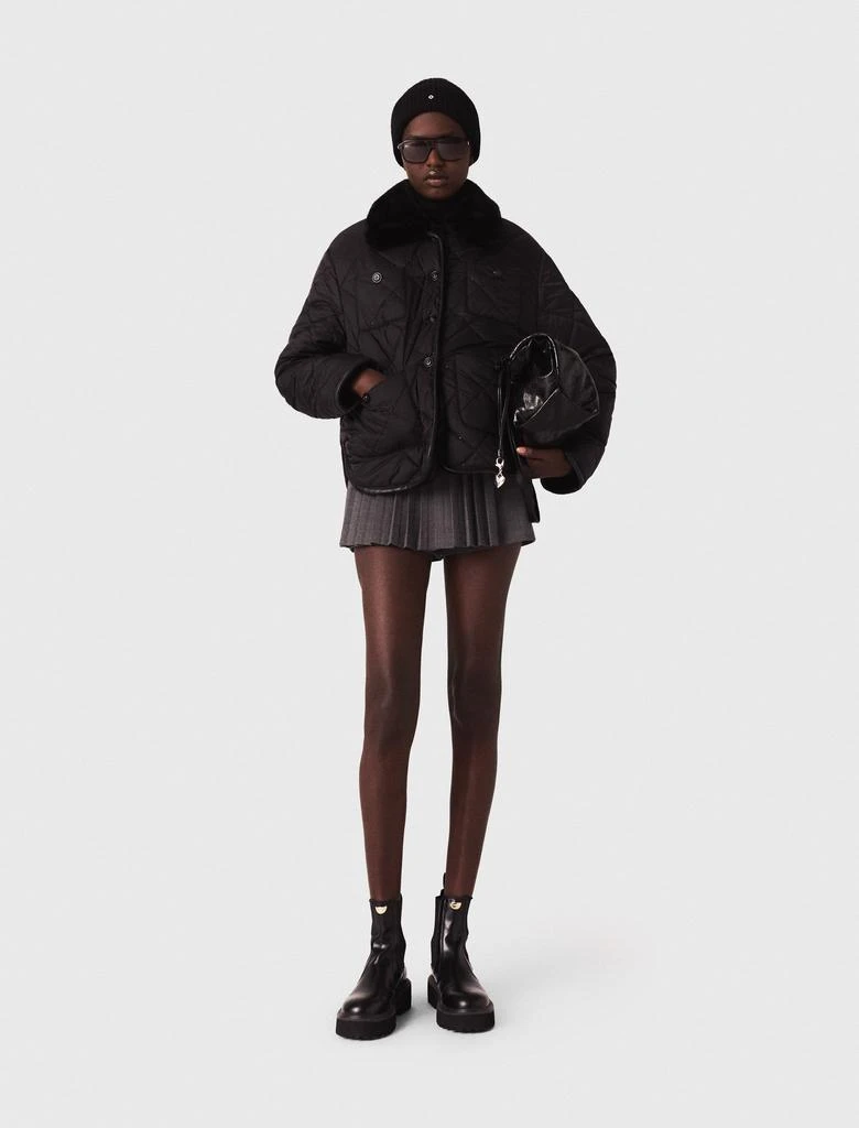 Maje Maje Woman
s polyester Reversible sequin puffer jacket for Fall/Winter