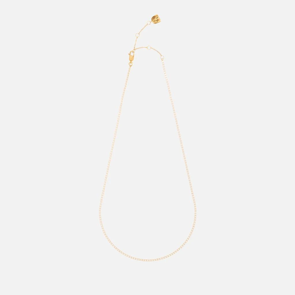 ASTRID & MIYU Gold-Plated Tennis Necklace 2