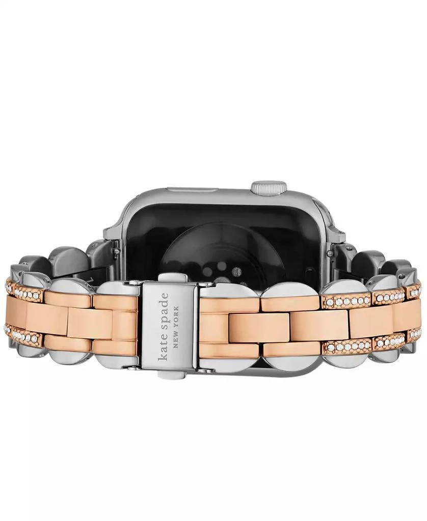 Kate Spade Women's two-tone stainless steel band for apple watch, 38,40,41,42,44,45,49mm 4
