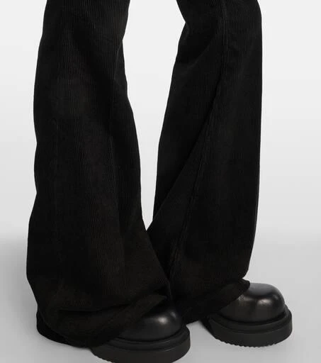 Rick Owens Bolan cotton and linen corduroy flared pants 5