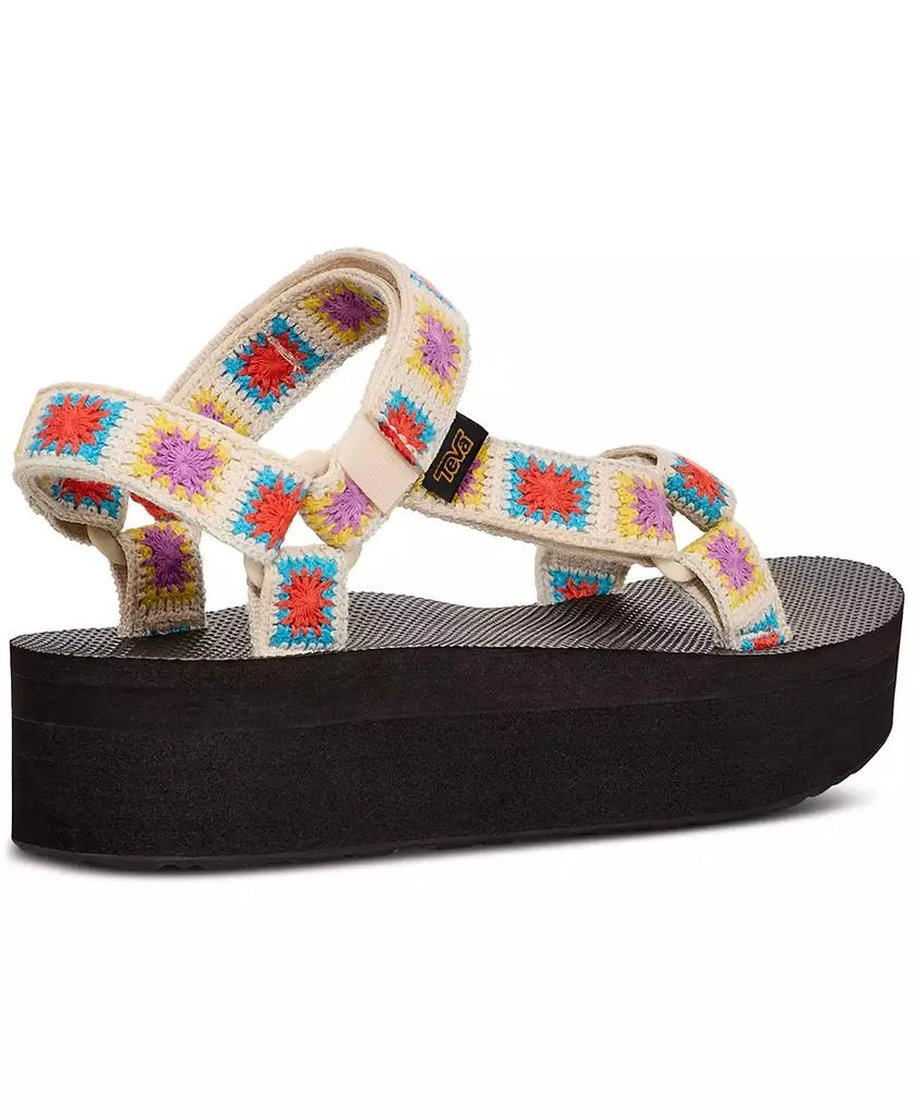 Teva Flatform Universal Crocheted Sandals 7