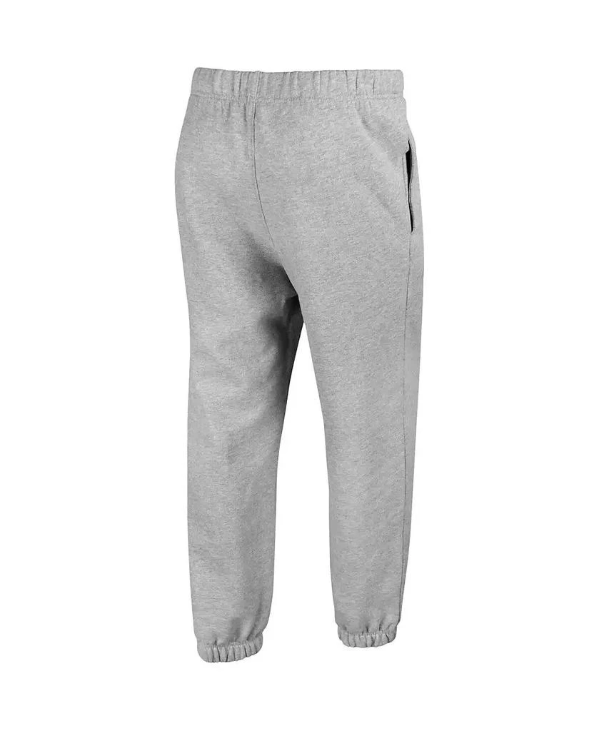 47 Brand Women's Gray Distressed Los Angeles Chargers Double Pro Harper Jogger Sweatpants 2