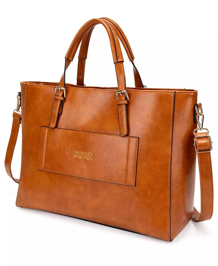 Badgley Mischka Julia Faux Leather Tote 14