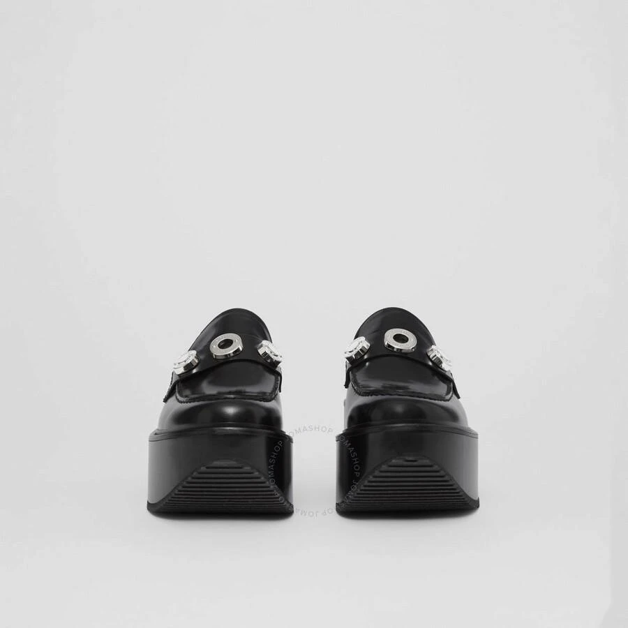 Burberry Ladies Logo Detail Leather Platform Loafers 2