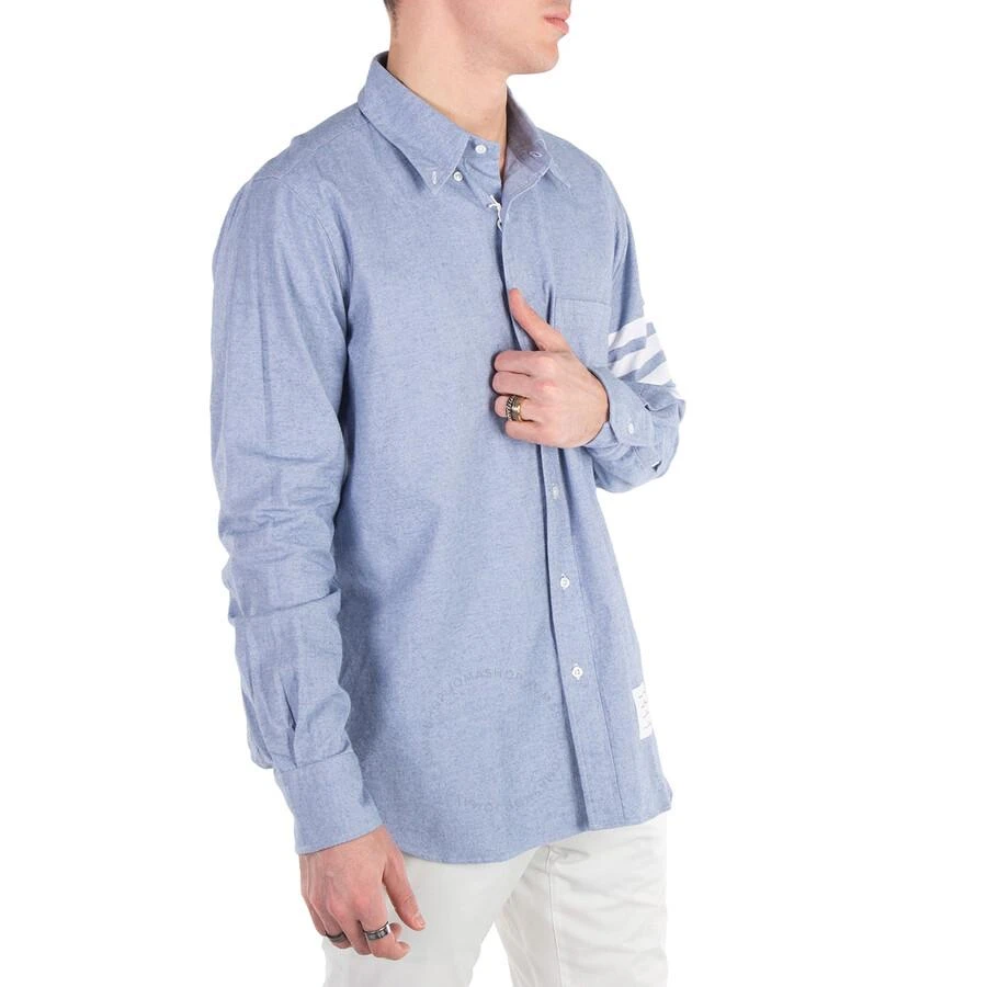 Thom Browne 4 Bar Button Down Flannel Shirt 2