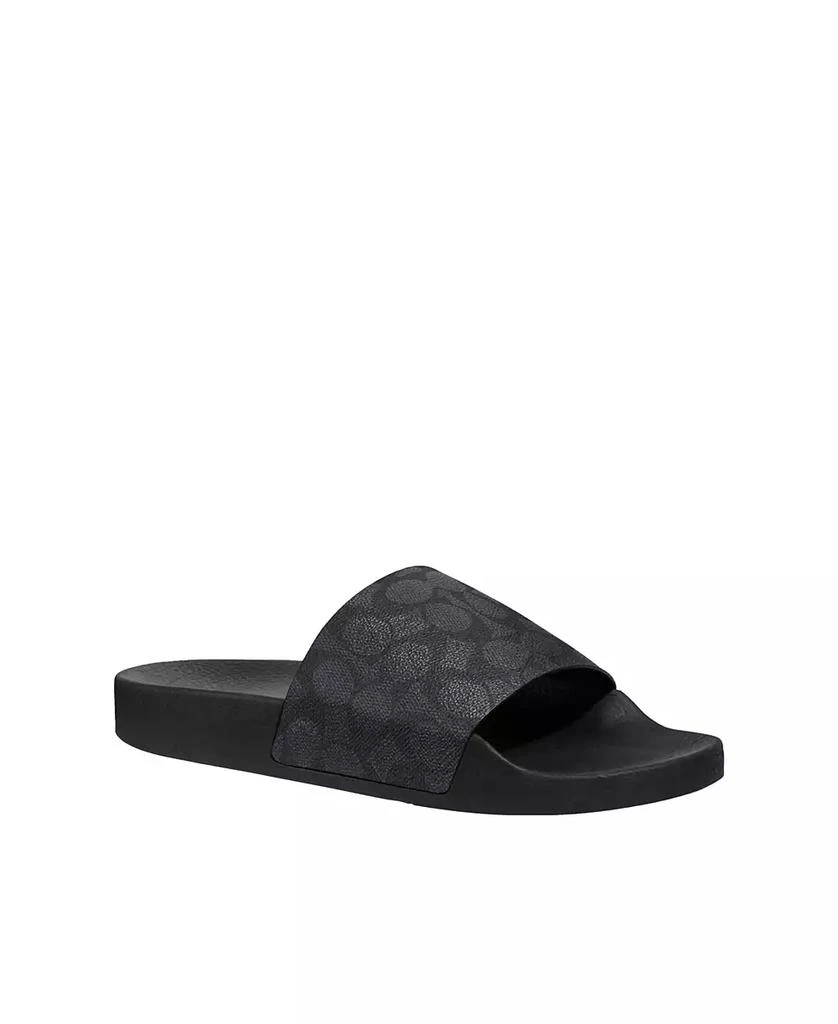 Coach Men's Signature Coated Canvas Pool Slide 4