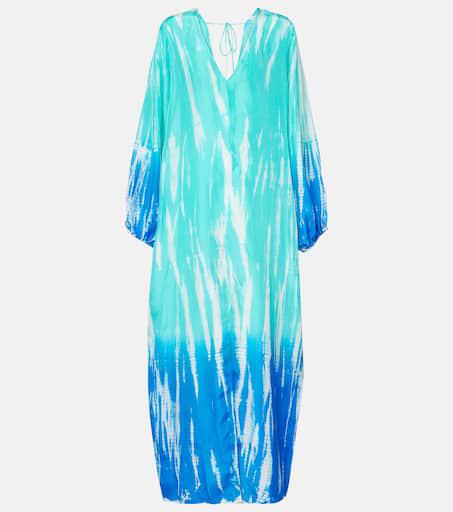 ANNA KOSTUROVA Ombré silk maxi dress