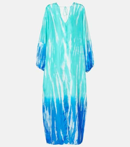 ANNA KOSTUROVA Ombré silk maxi dress 1