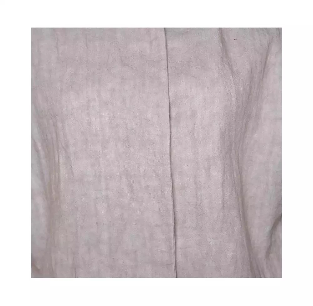 Pre-Owned Marni Women
s Beige Linen Press Button Short Sleeve Top 2