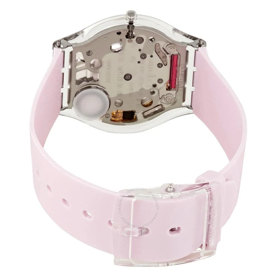 Swatch Swatch Pink Pastel Pink Dial Pink Rubber Ladies Watch SFE111 3