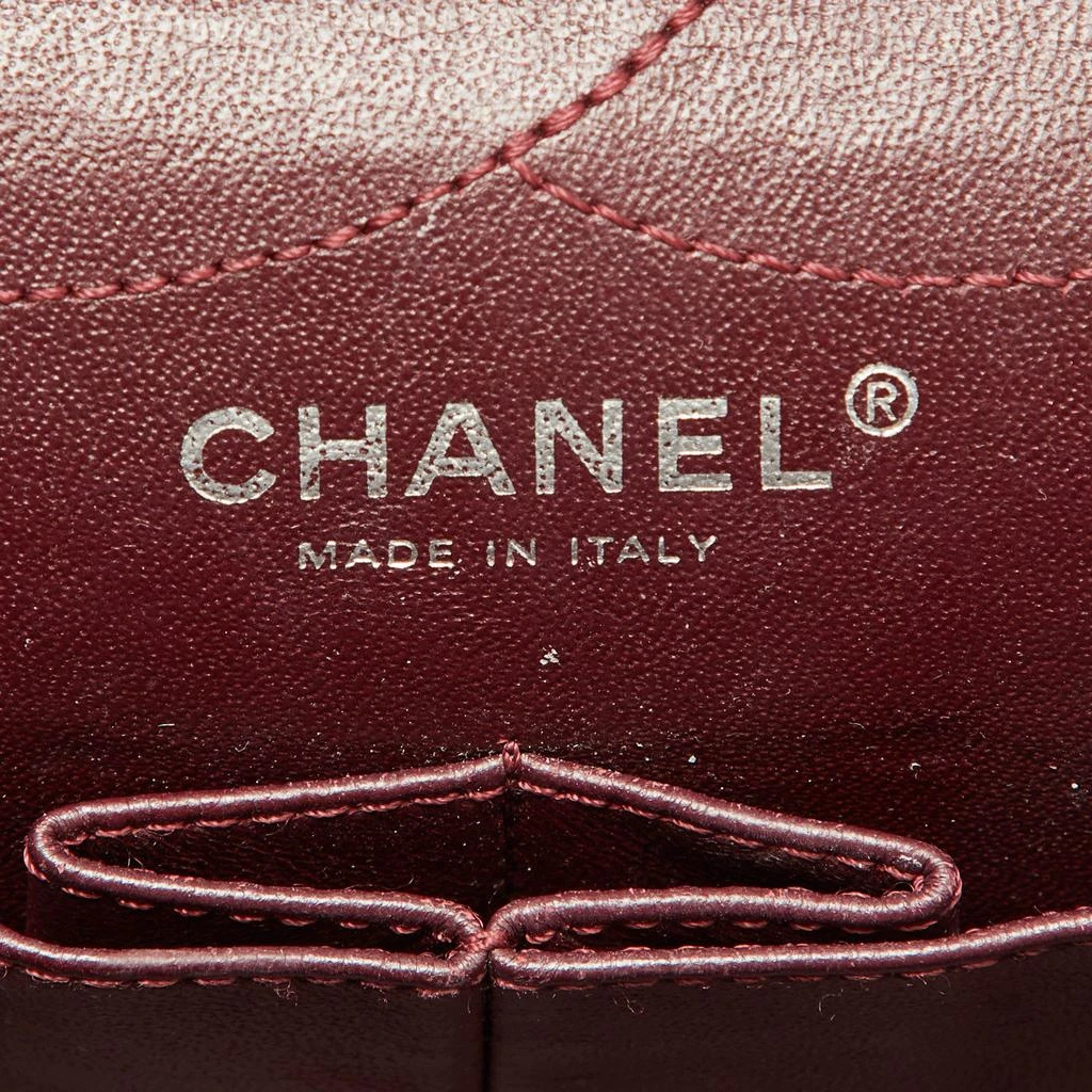 Chanel Chanel Black Quilted Aged Leather Reissue 2.55 Classic 227 Flap Bag 9