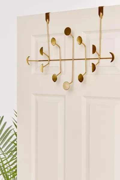 Urban Outfitters Moon Phase Metal Over-The-Door Multi-Hook 2