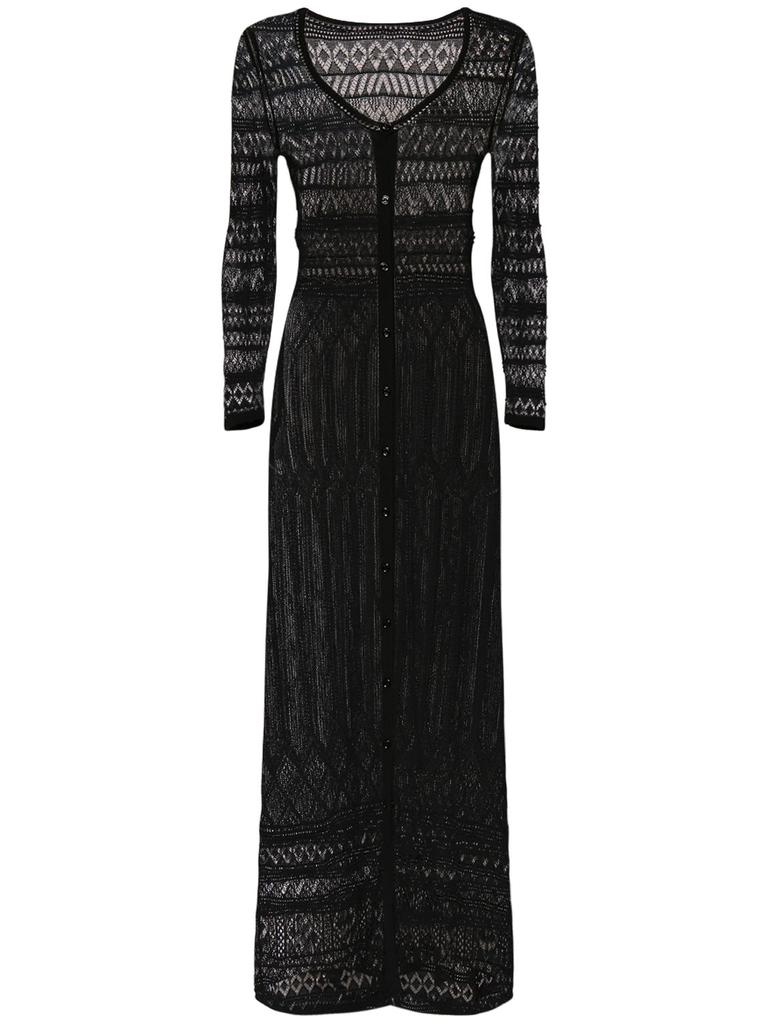 ISABEL MARANT Atedy Cotton Crochet Long Dress