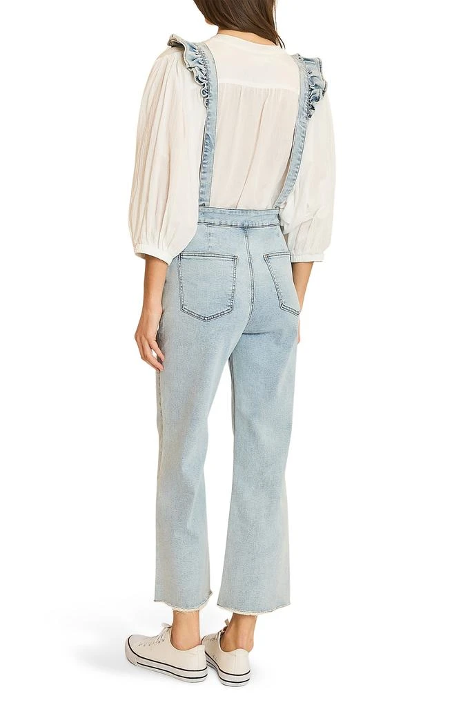 WISHLIST Ruffle Strap Denim Suspender Overalls 2