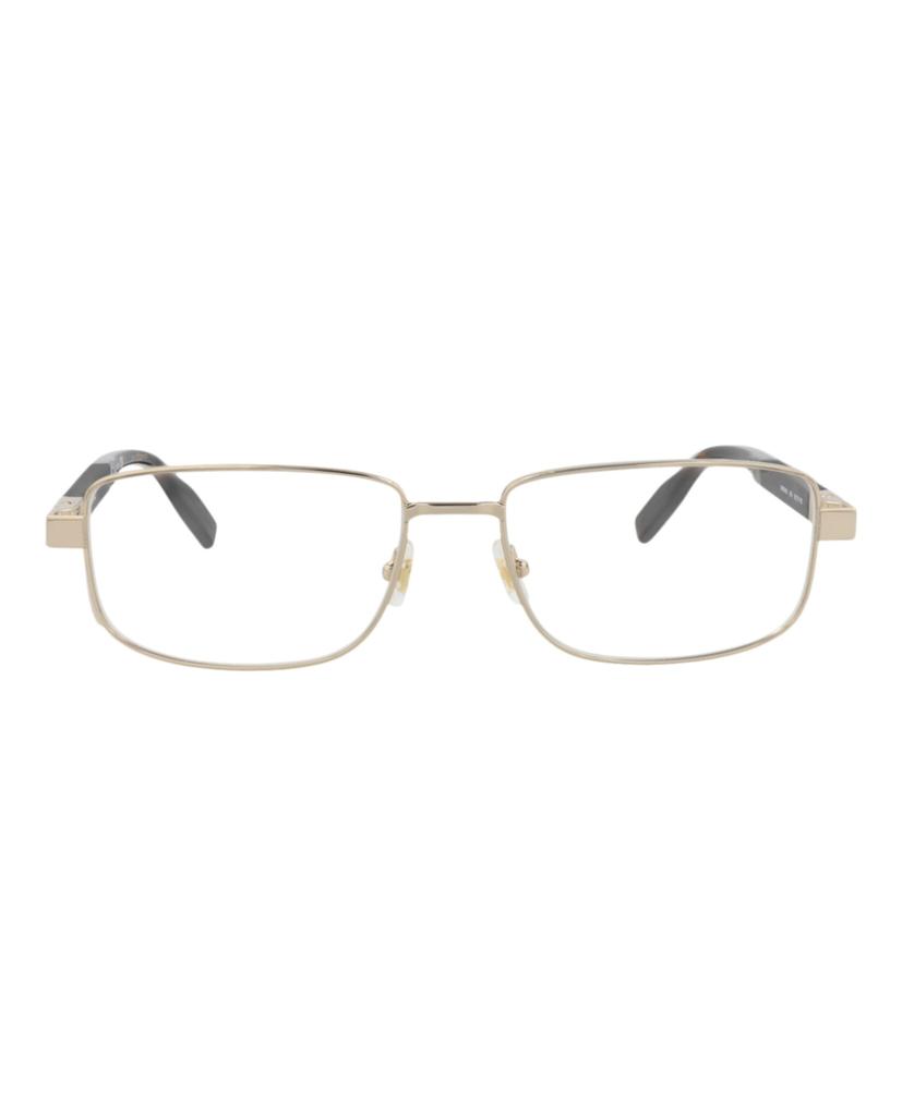 MontBlanc Square-Frame Metal Optical Frames