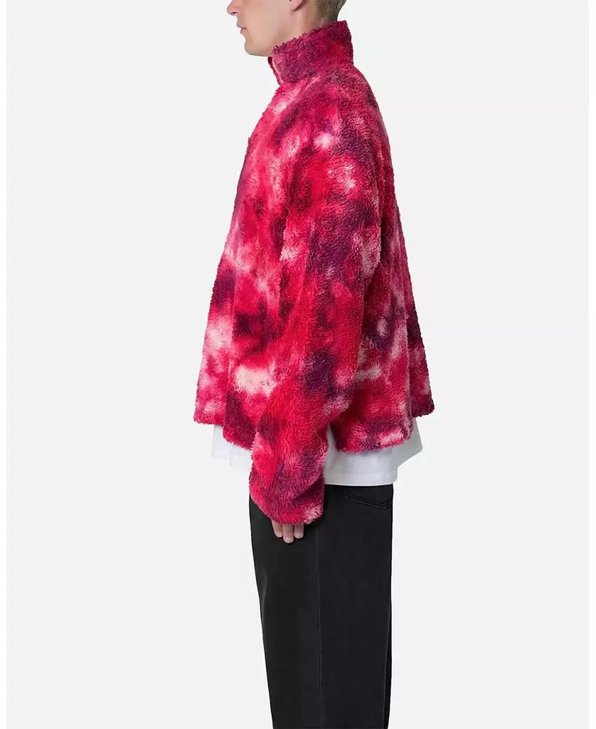 Loiter Men's Tie Dye Sherpa Pullover Sweater 3