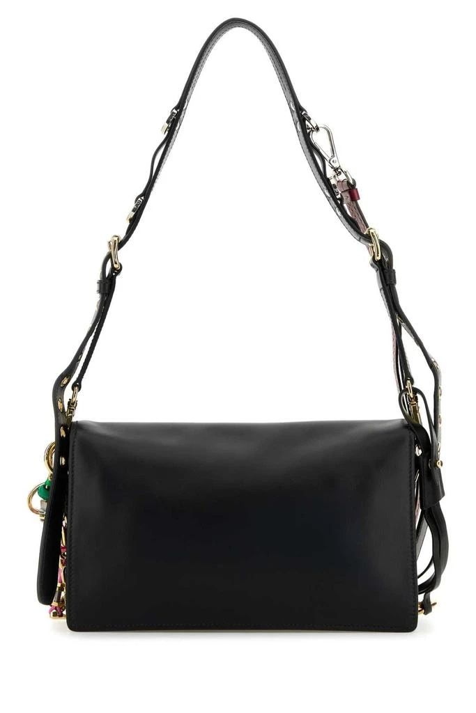 Prada Prada Soft Sound Charm-Detailed Small Shoulder Bag 2