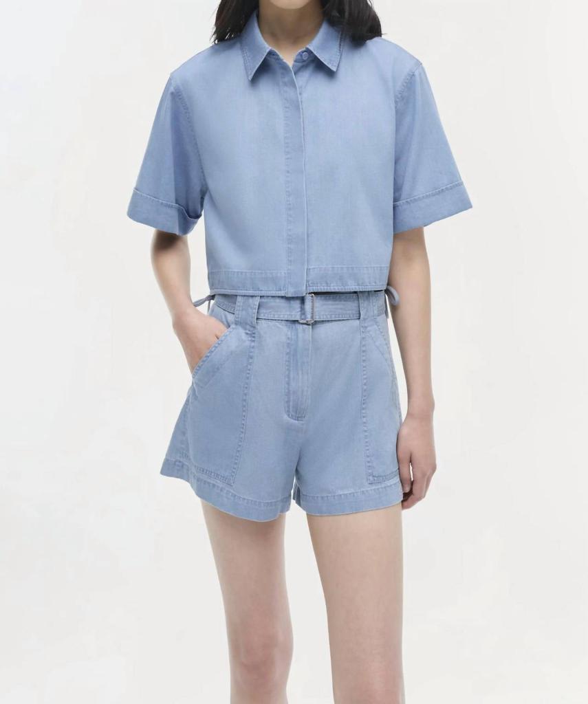 SIMKHAI Simkhai - Lourie Belted Shorts