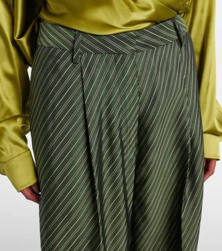 Dries Van Noten Striped high-rise wide-leg pants 4