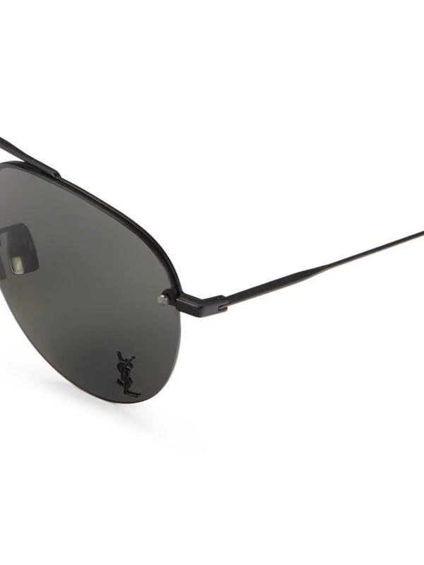 Yves Saint Laurent 63MM Aviator Sunglasses 3
