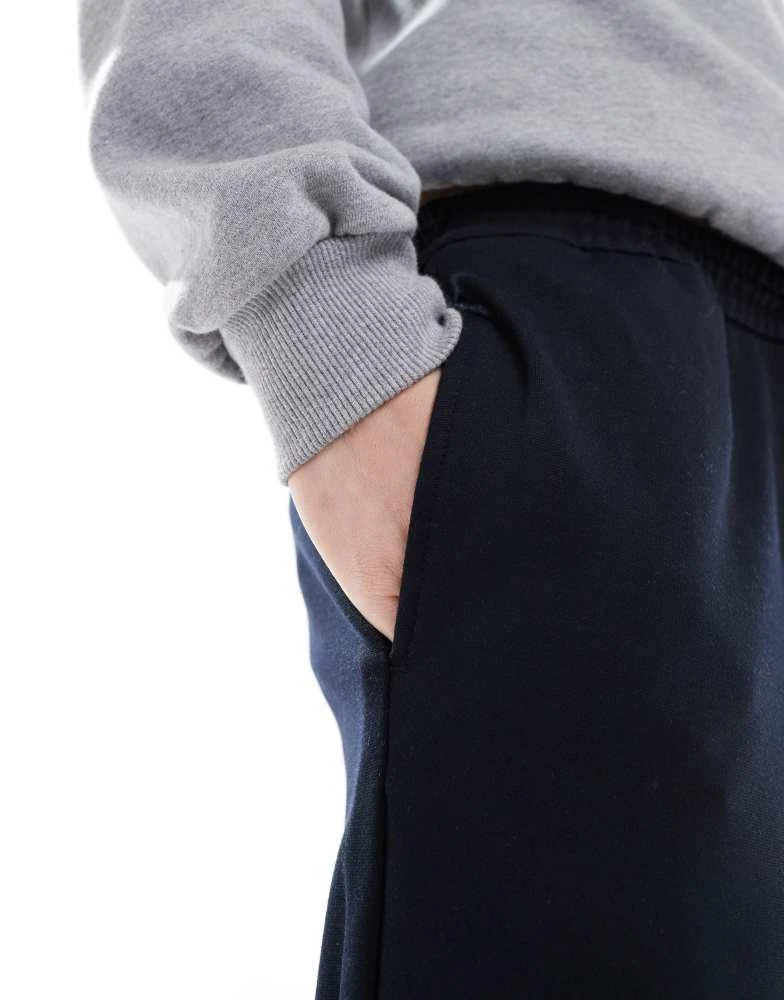 Jack & Jones Jack & Jones tapered drawstring smart trouser in Navy 4