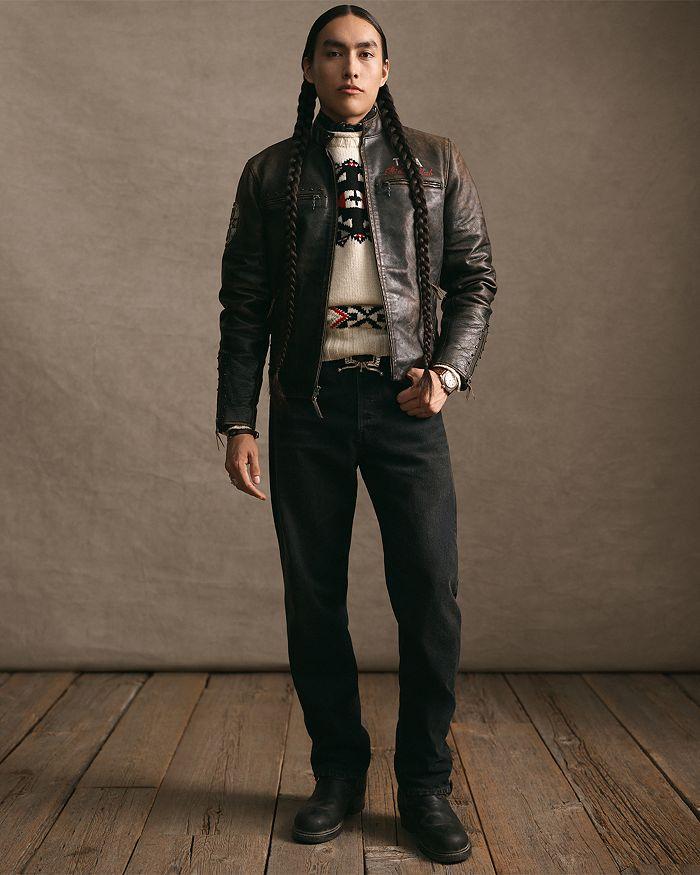 Ralph Lauren x TÓPA Unisex Star Winds Leather Jacket