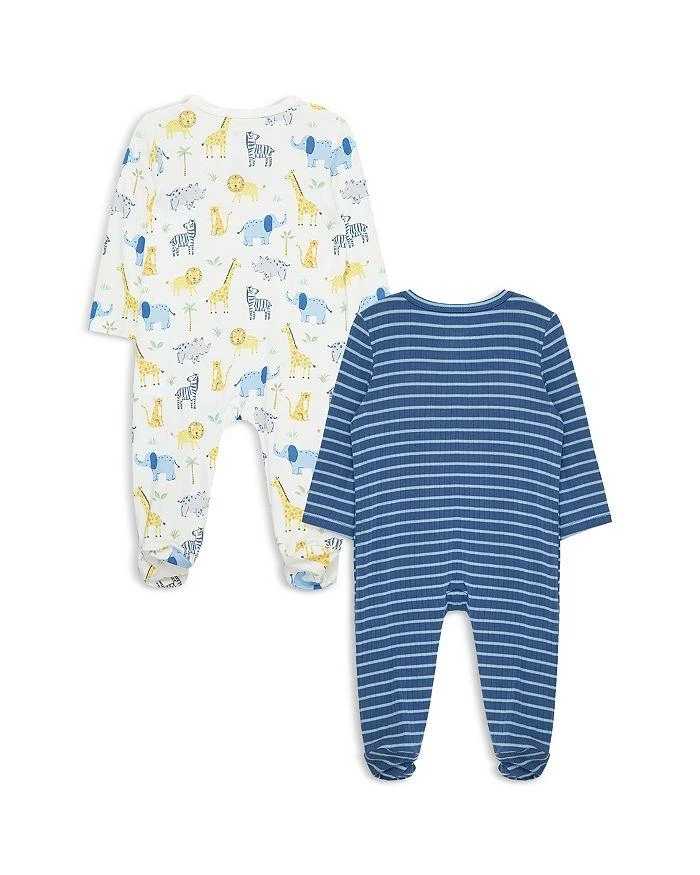 Little Me Boys' Jungle Fun Footies, 2 Pack - Baby 2