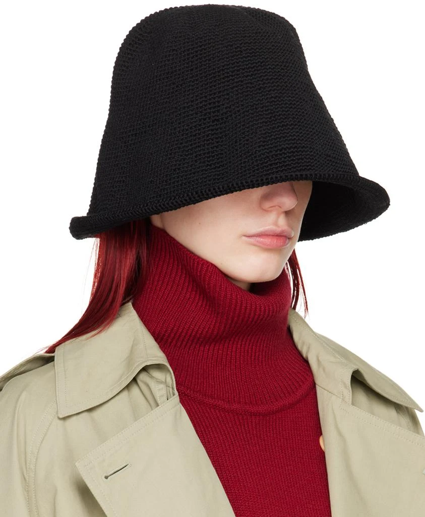 The Row Black Carrol Beach Hat 2
