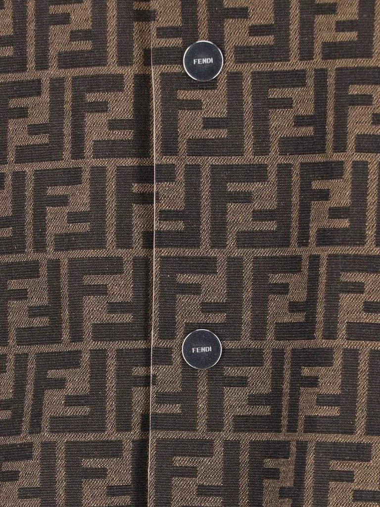 Fendi Fendi FF Logo Jacquard Reversible Trench Coat 7
