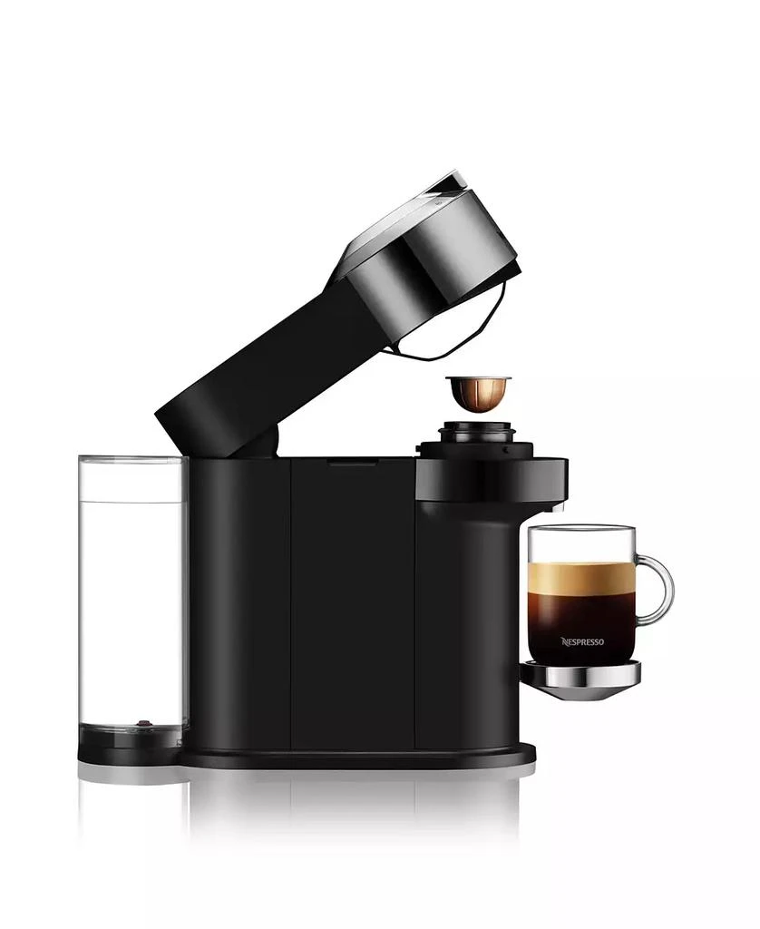 Nespresso Vertuo Next Deluxe Coffee and Espresso Machine by Breville, Dark Chrome with Aeroccino Milk Frother 9